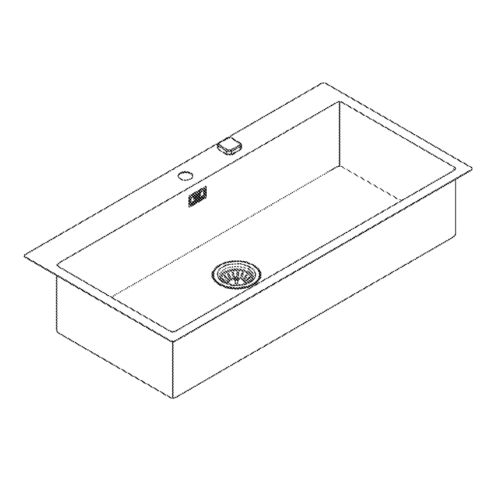 Мойка из нержавеющей стали Grohe, K800 120-S, 51,8/56 (31586SD1)