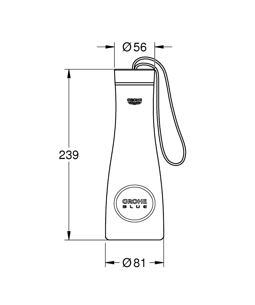 GROHE Blue Бутылка для питьевой воды