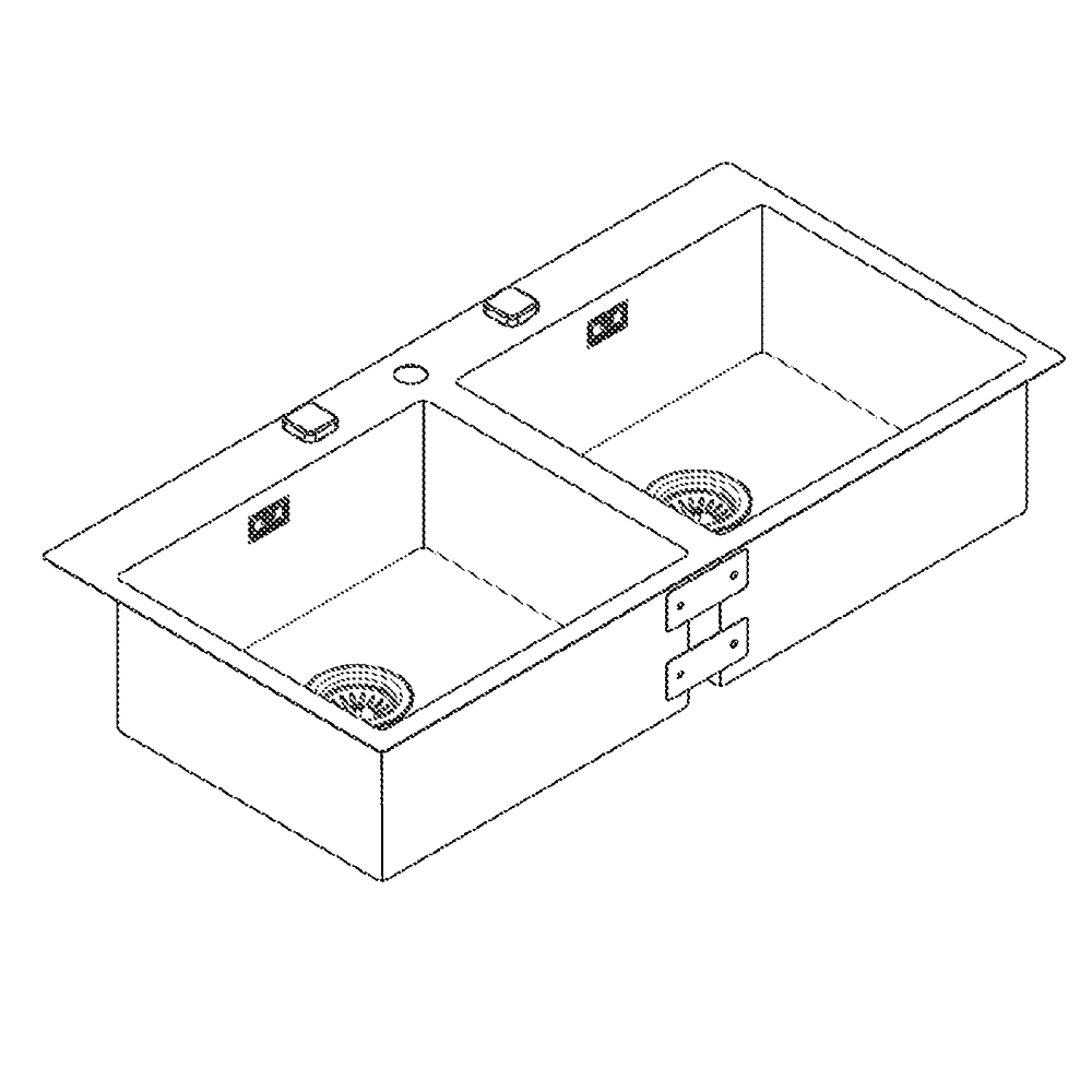 Мойка из нержавеющей стали Grohe, K800 120-S, 102,4/56 (31585SD1)